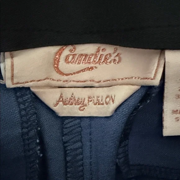 Candies Audrey Pullon Navy Blue Slim Fit Pants - Picture 6 of 11